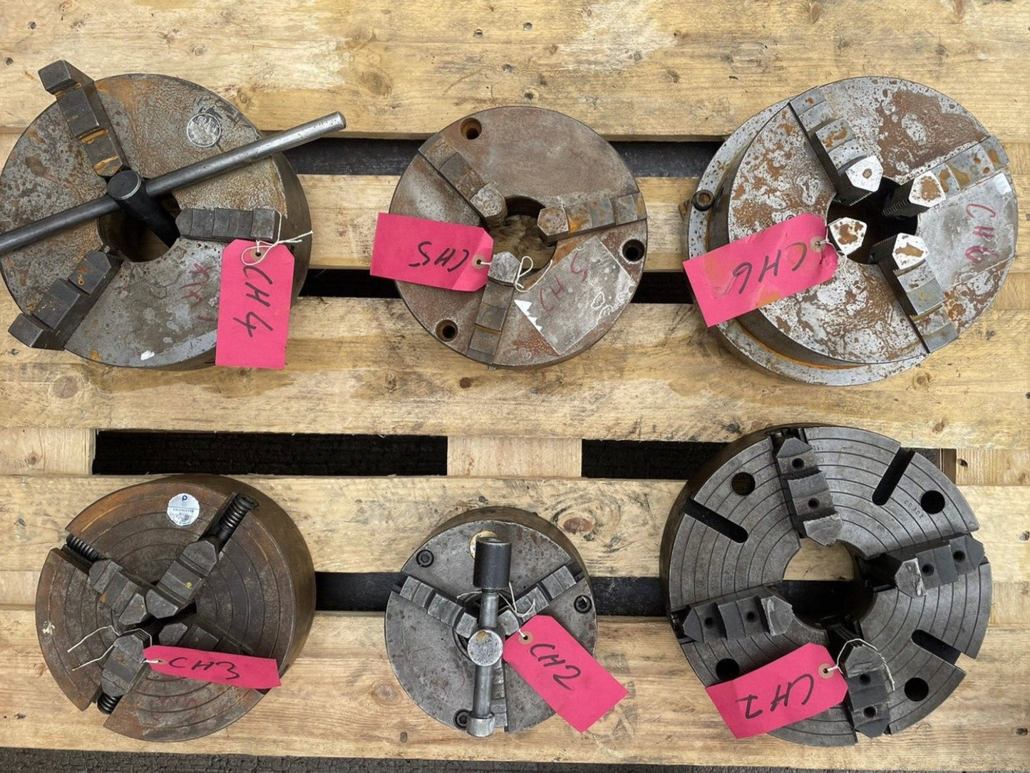8" x 3.5" 3 Jaw LATHE CHUCK, SUIT BOXFORD, COLCHESTER CENTERING ZEATZ (CH2)