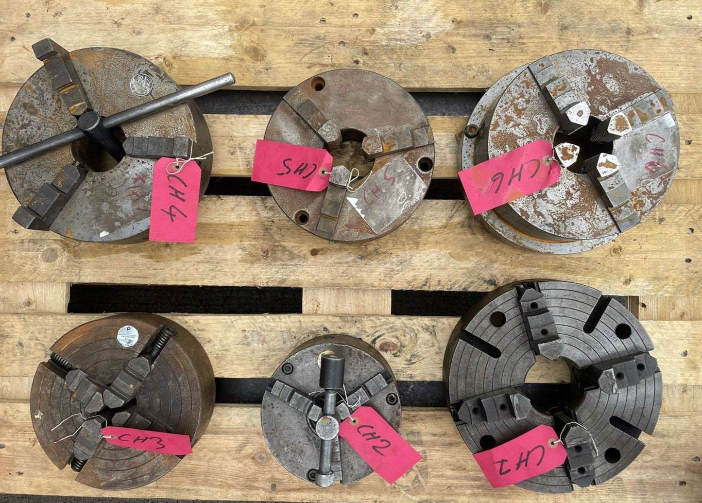 Pratt 11" x 3" 200mm 3 jaw lathe chuck - Colchester Harrison (CH 4)