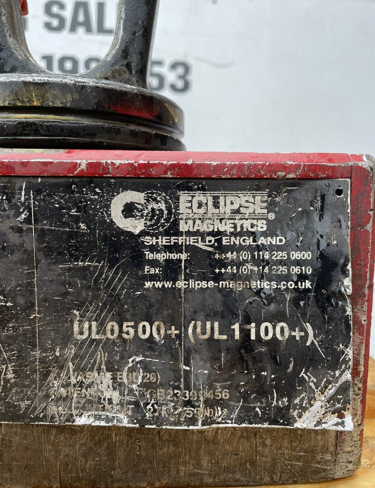 ECLIPSE ULO- 500Kg Steel Magnetic Lifter Heavy Duty Crane Hoist Lifting Magnet