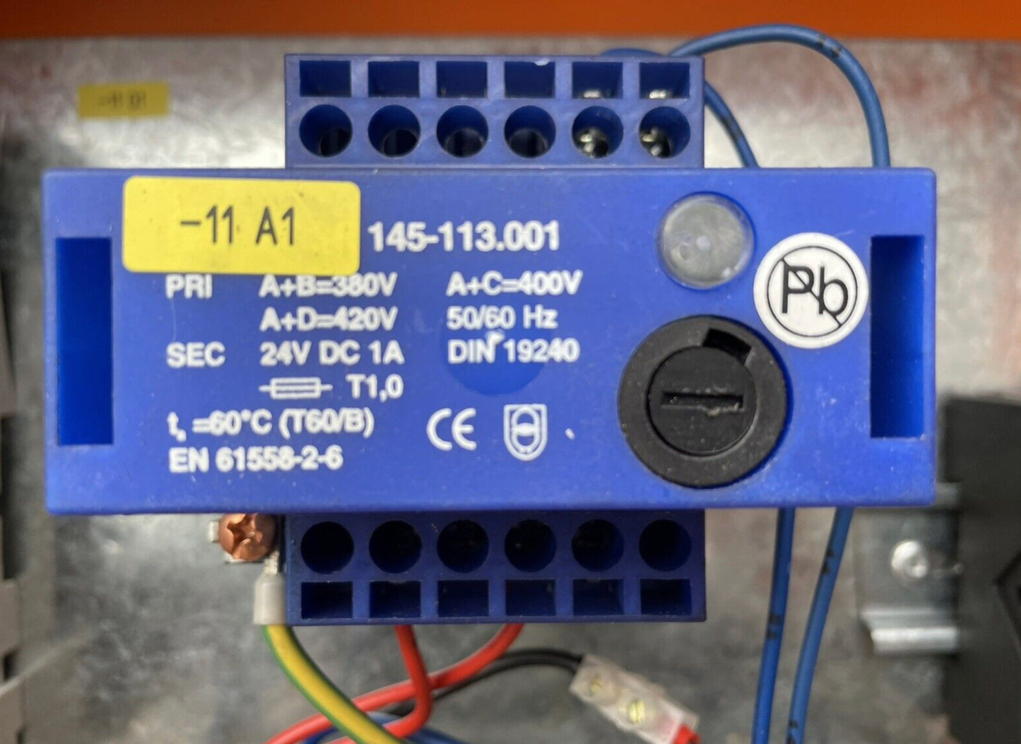 Gardner Denver Vacuum Pump 50 Hz 1.3 kW 2800/min 185-225 V 6.9 A 320-390 V 4.0 A