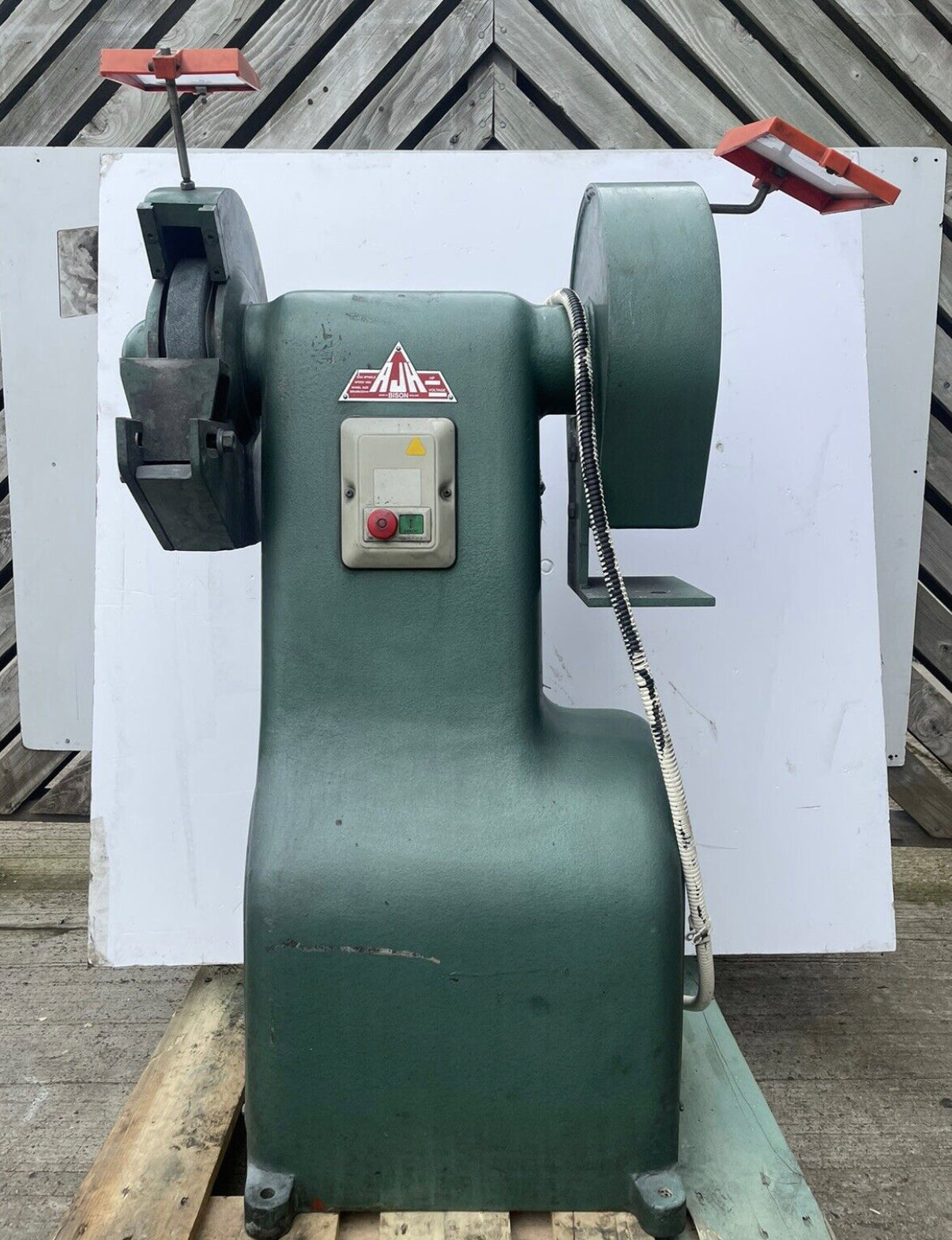 Industrial Grinder Floor Standing - metal workshop - 3  phase - AJH BISON