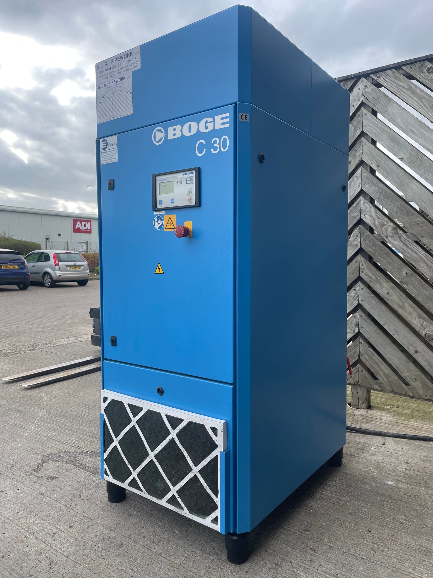 Screw Compressor Boge C30 - LOW HOURS Very Clean