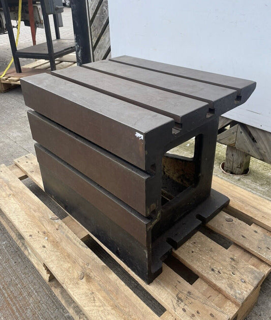 Cast Iron T Slotted Machine Cube Milling Table 50cmx62x50cm - Radial Arm Drill