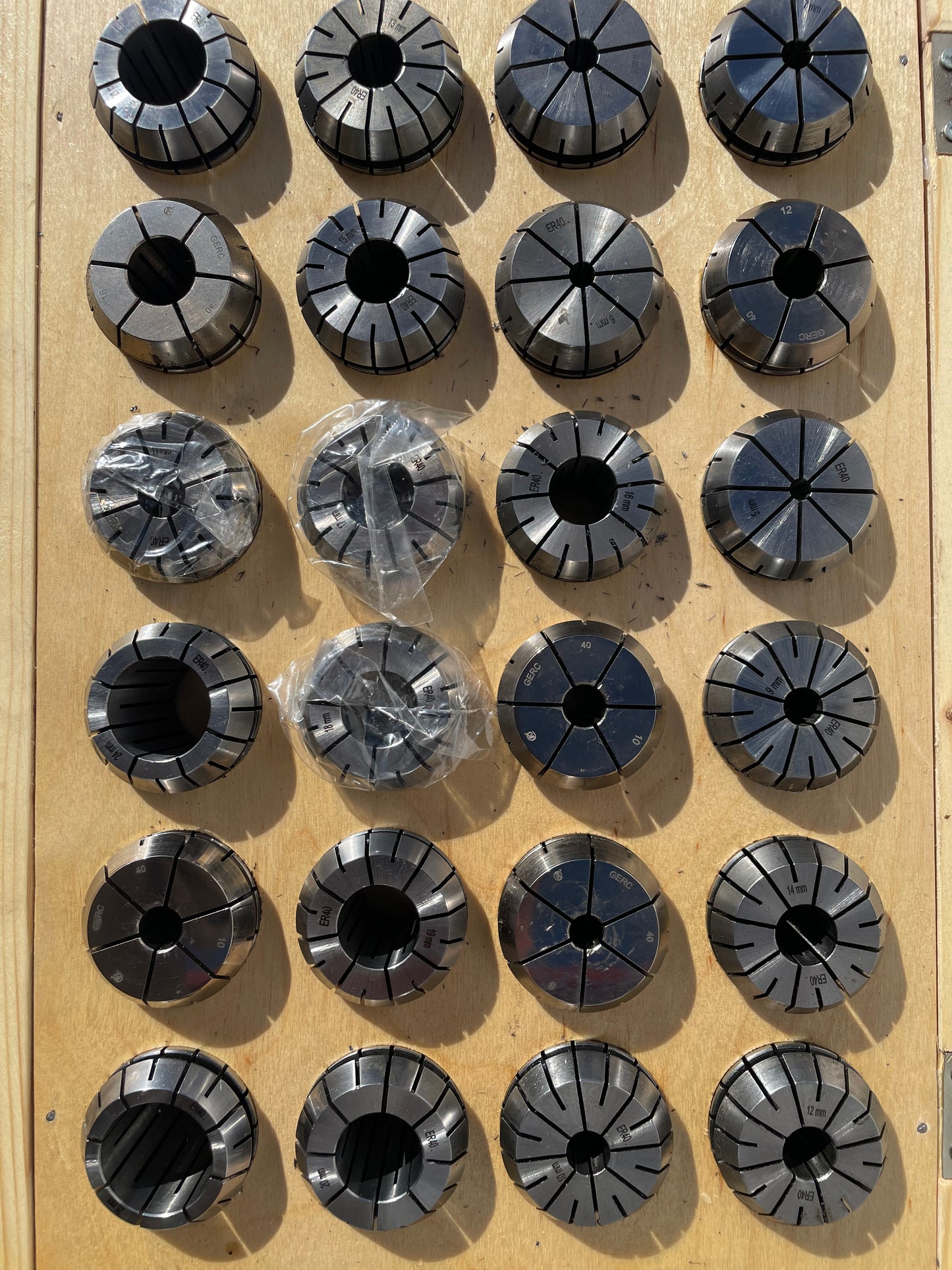 ER40 Collets - Metric Collects in box  - CNC MILLING TOOLING