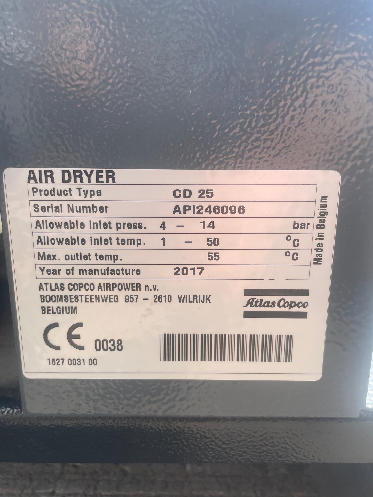 Atlas Copco GA11VSD+FF  Compressor - Atlas Air Receiver - Atlas Air Drier & More