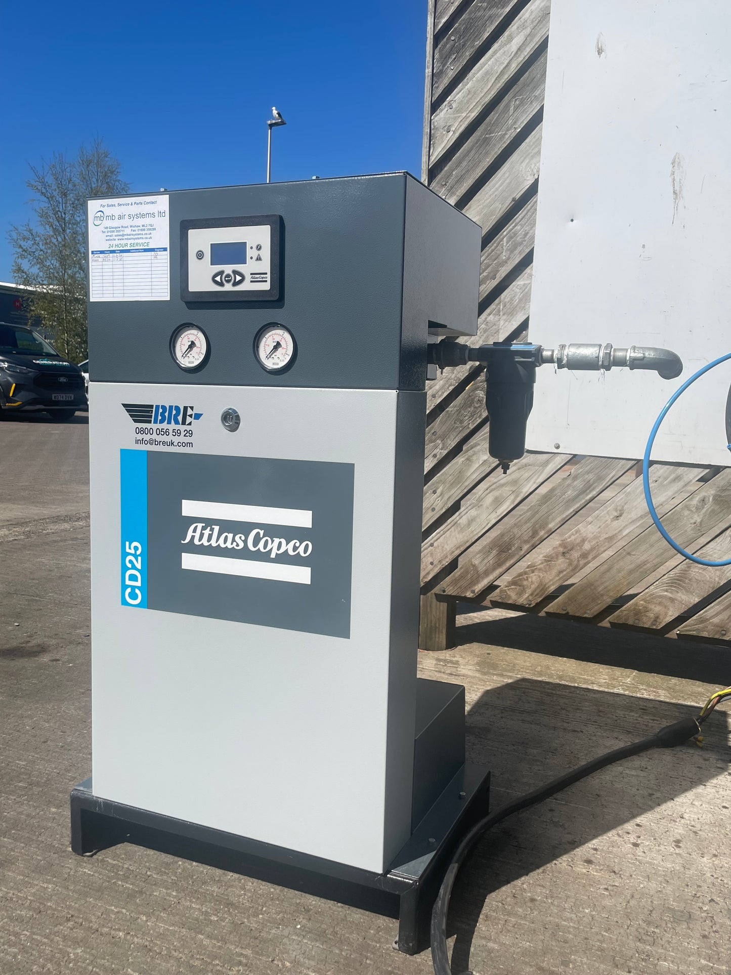 Atlas Copco GA11VSD+FF  Compressor - Atlas Air Receiver - Atlas Air Drier & More