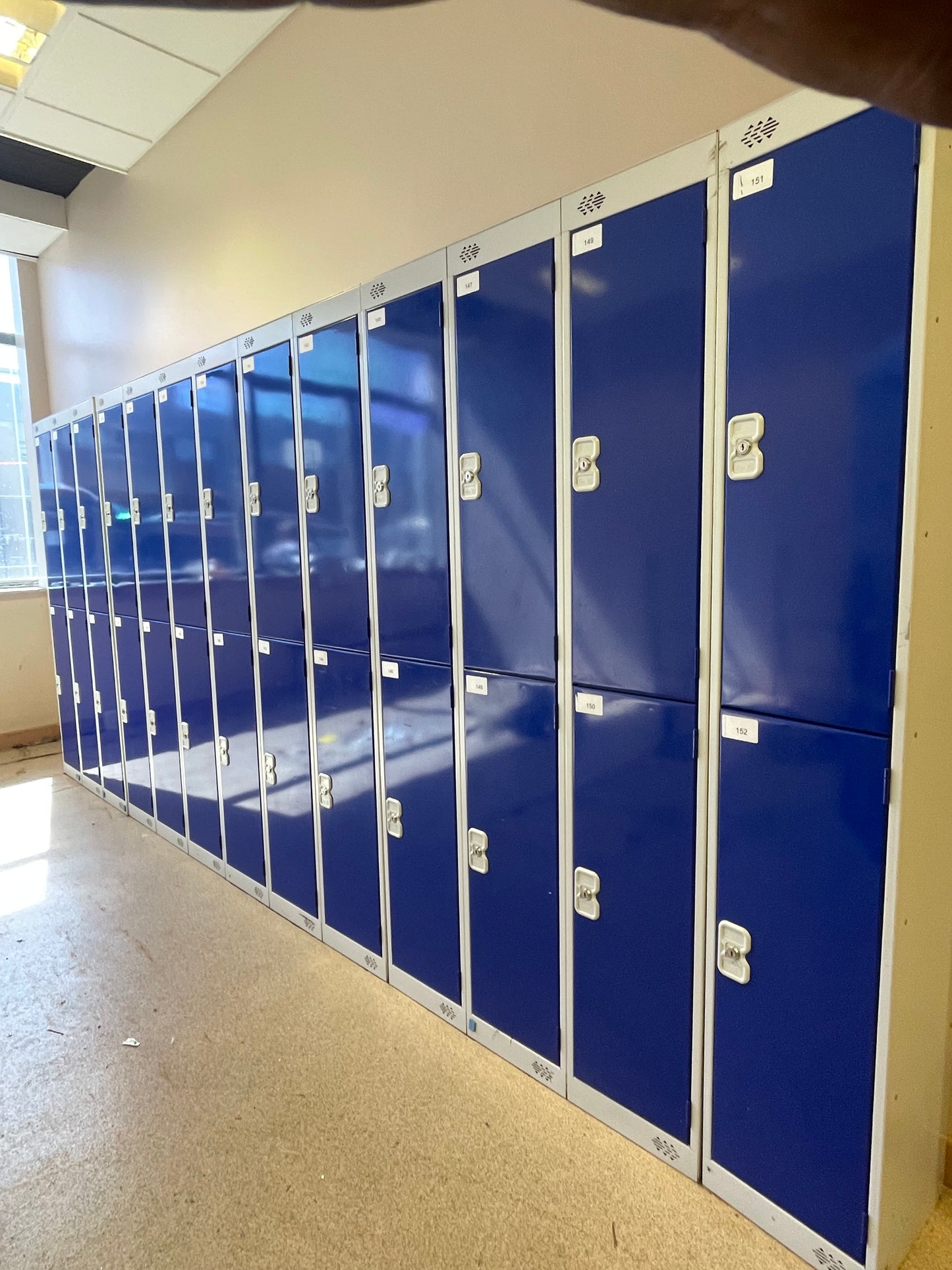 4 & 6 Door Steel Lockers With Keys  -  Cabinet Storage, Gym, School, Office