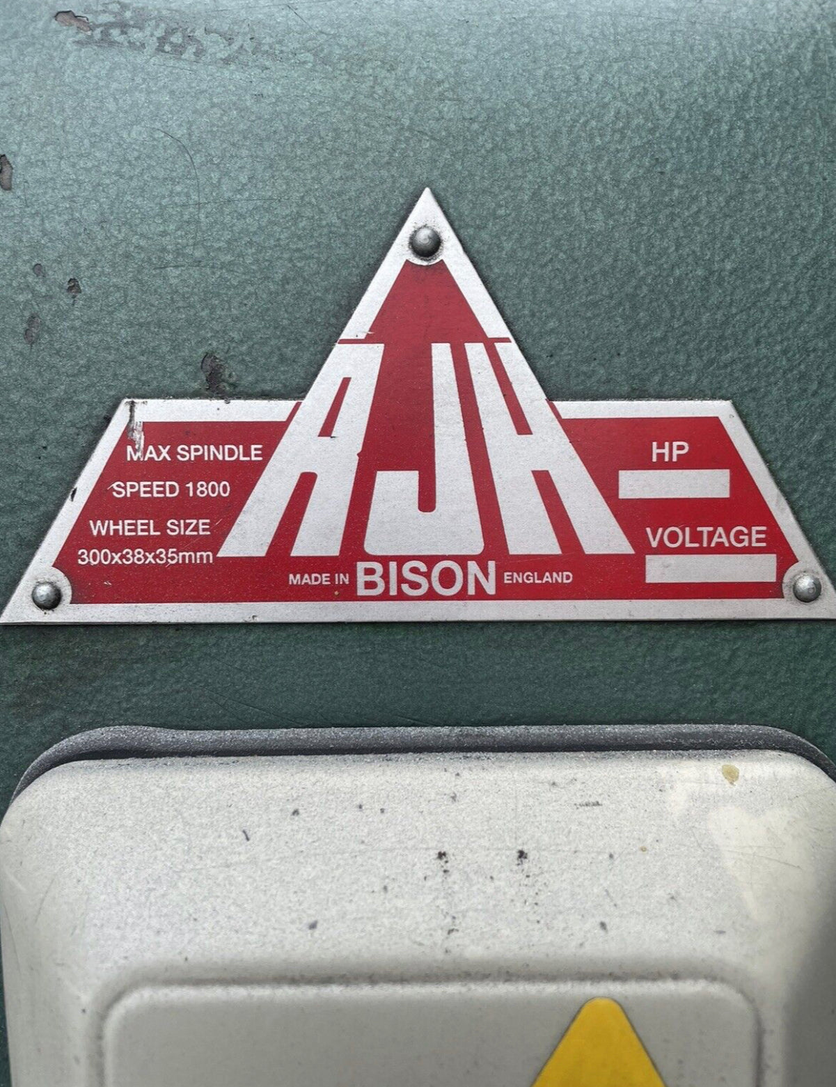 Industrial Grinder Floor Standing - metal workshop - 3 ￼ phase - AJH BISON