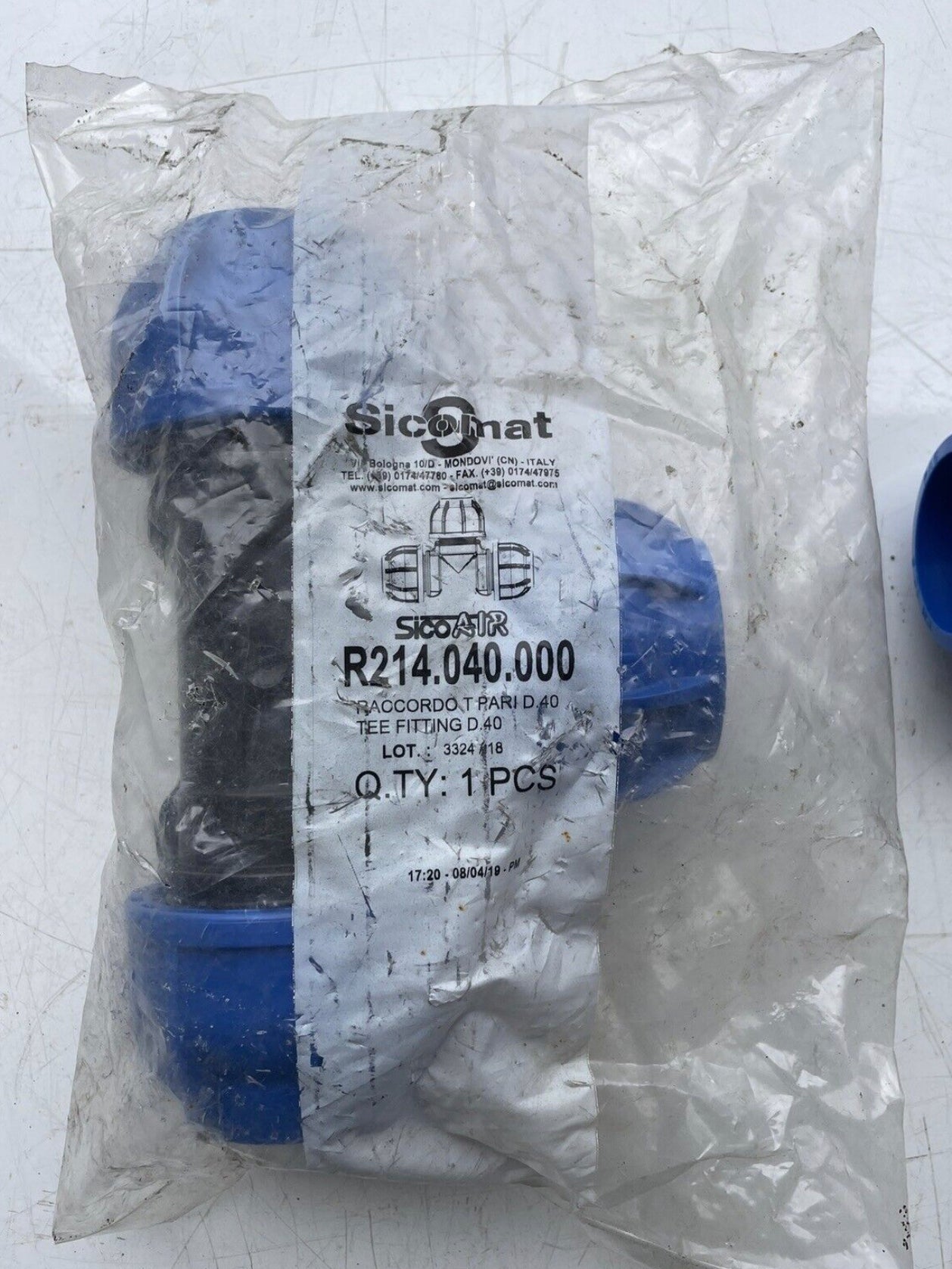 Sico Mat Air Pipe Fittings for Compressed Air Tee - R214.040.000