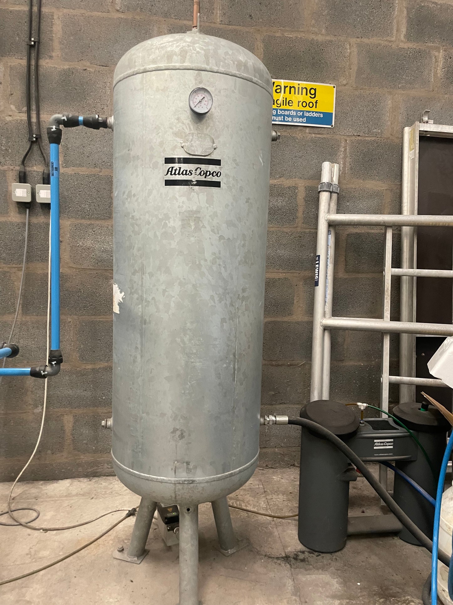 Atlas Copco GA11VSD+FF  Compressor - Atlas Air Receiver - Atlas Air Drier & More