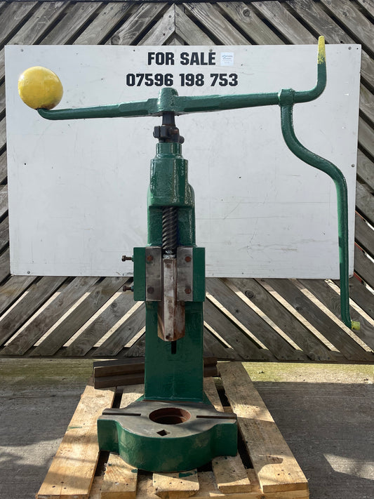 Sweeney and blocksidge fly press  136 Tall X 40cm Opening- throat moves freely