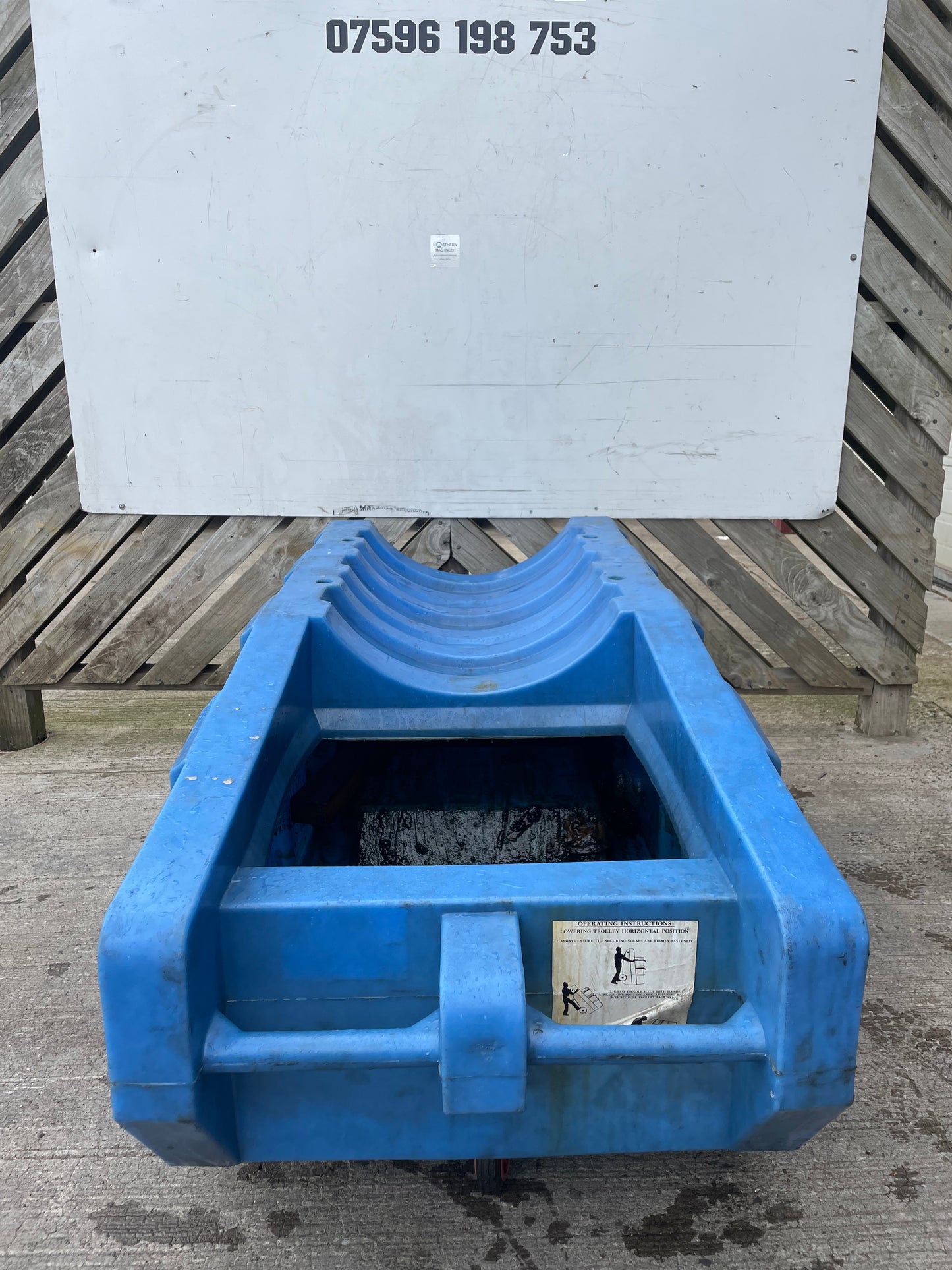 Oil Drum Mobile Bund x 1