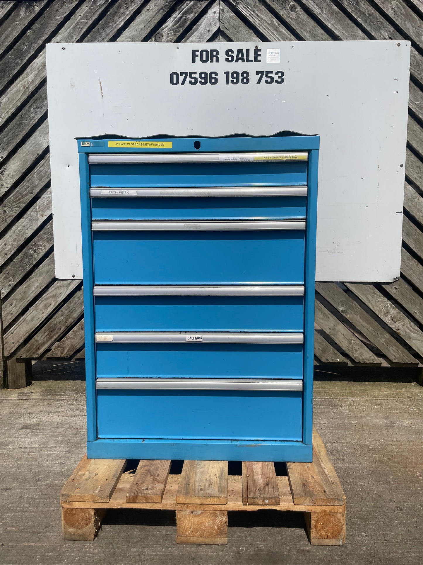 Lista Six Drawer Chest Cabinet Tool Box - Engineering Tooling Box