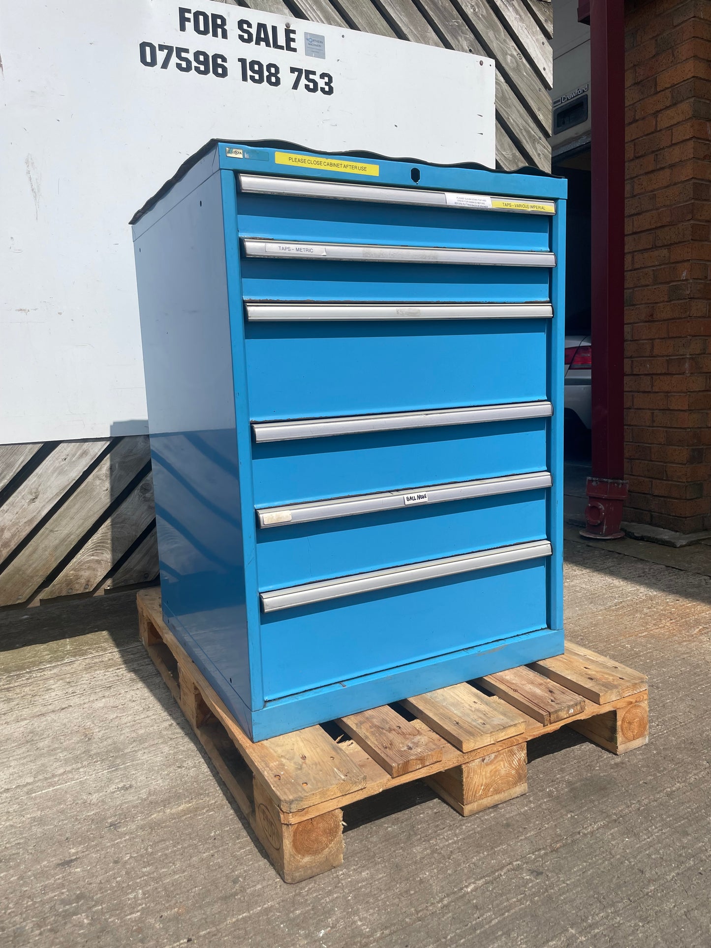Lista Six Drawer Chest Cabinet Tool Box - Engineering Tooling Box