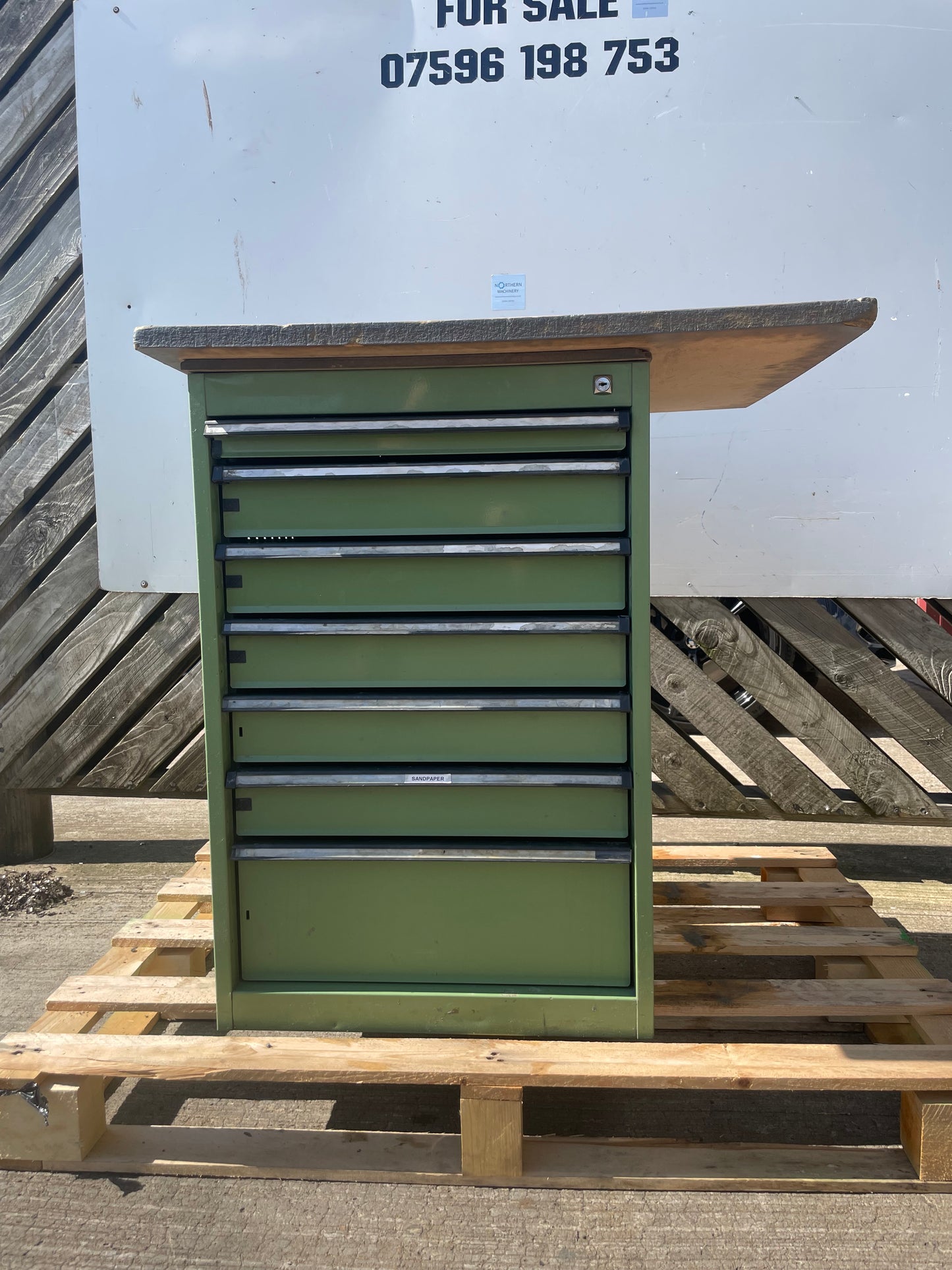 7 DRAWER TOOL CABINET - ENGINEERING INDUSTRIAL TOOLING CABINET - DEXION BOT ?