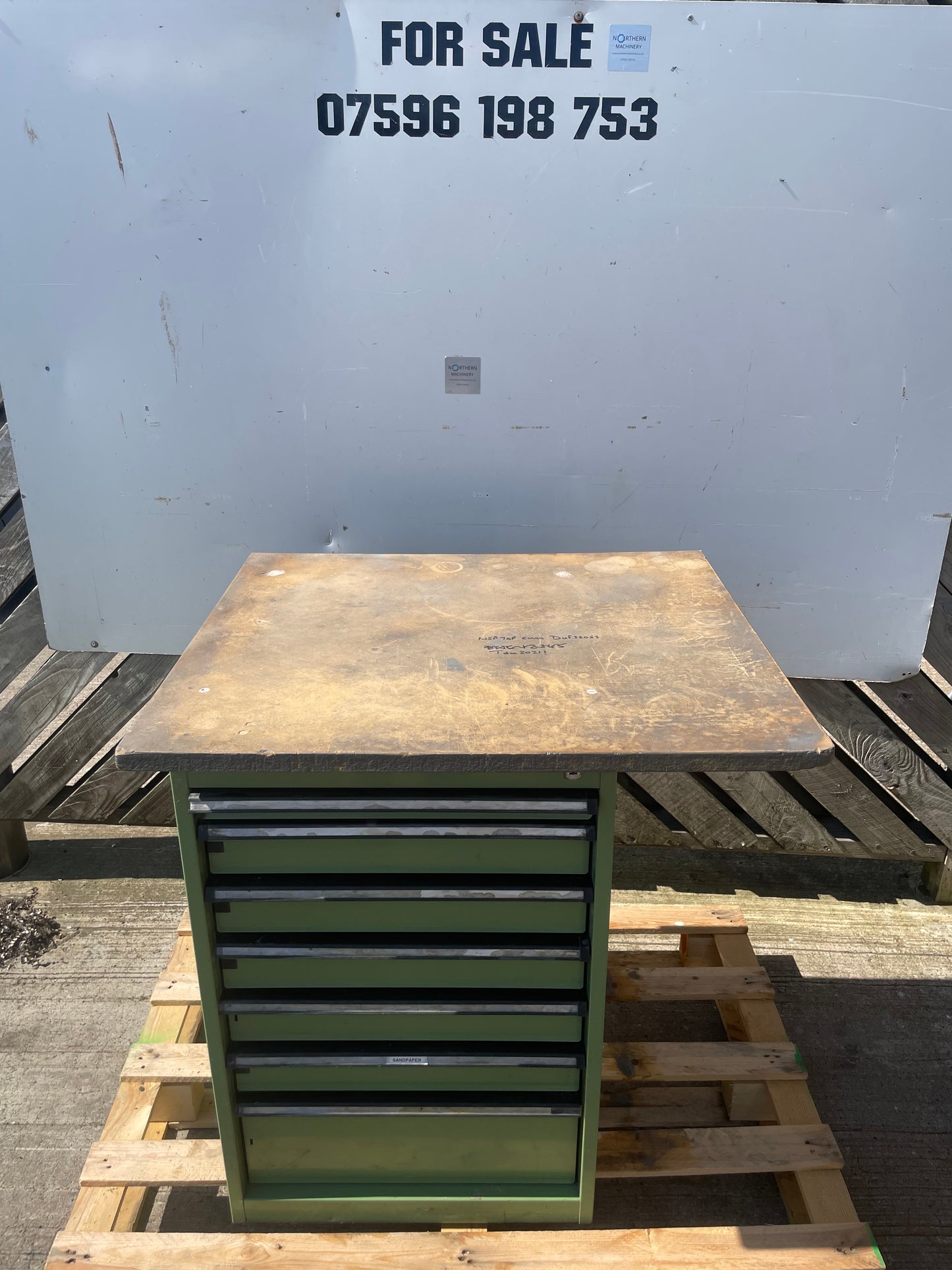 7 DRAWER TOOL CABINET - ENGINEERING INDUSTRIAL TOOLING CABINET - DEXION BOT ?