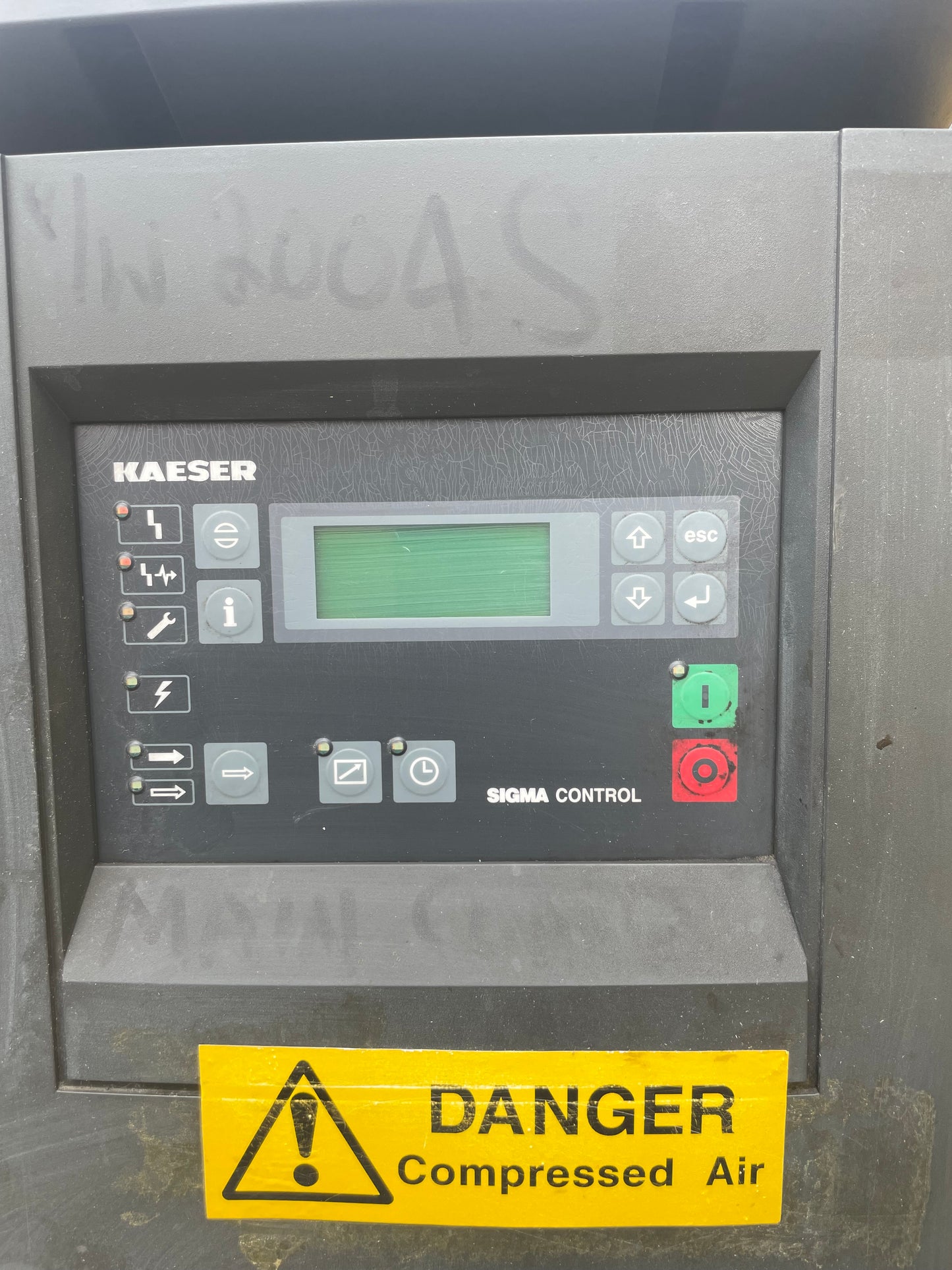 HPC Kaeser BS 61 Screw Compressor - 37 KW - 230 CFM & HPC TD 61 Air Drier -