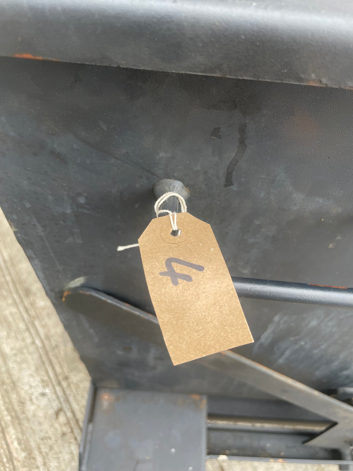1 x Cromar Swarf hopper Tipping Skip On Wheels 500 Kg (Lot No4)