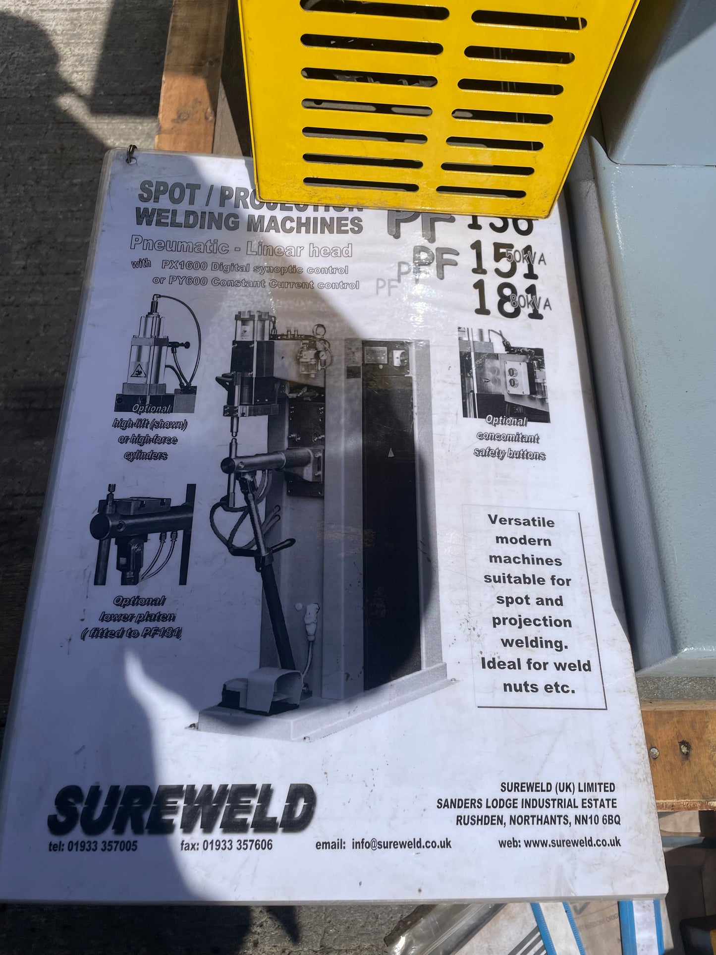 Spot welding machine PF 181 - 80 kva Resistance Spot Welder - 2017 water cooled