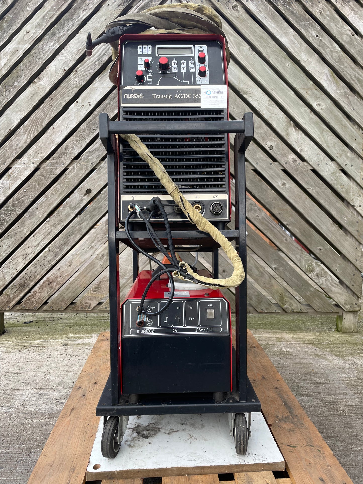 Murex Transtig 353i Tig welder Ac/Dc Water cooled Tig Torch