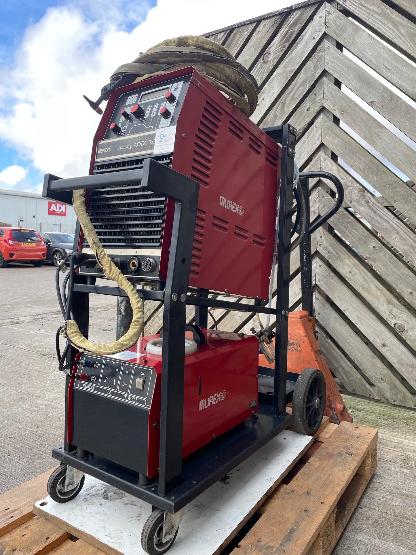 Murex Transtig 353i Tig welder Ac/Dc Water cooled Tig Torch