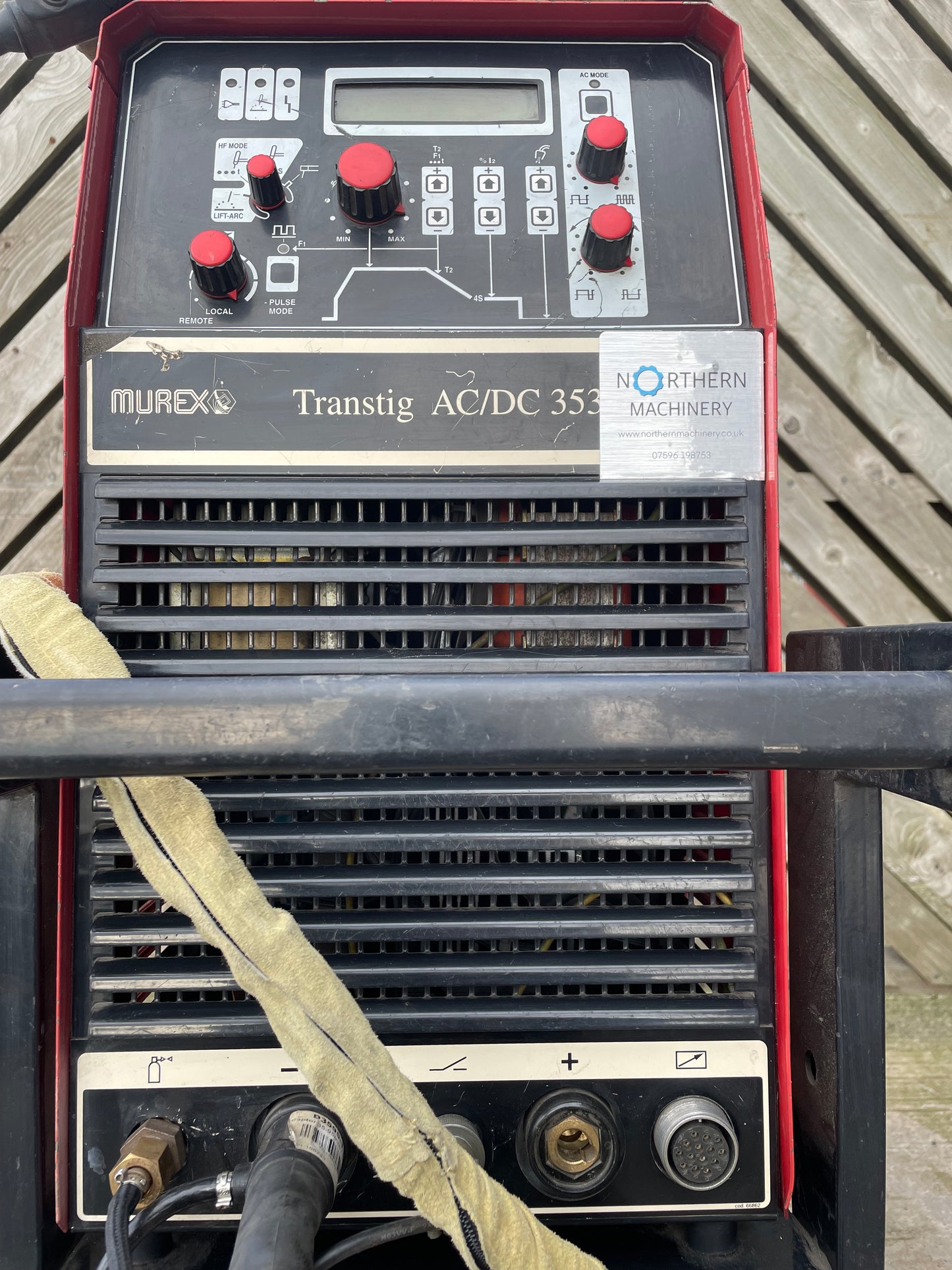 Murex Transtig 353i Tig welder Ac/Dc Water cooled Tig Torch