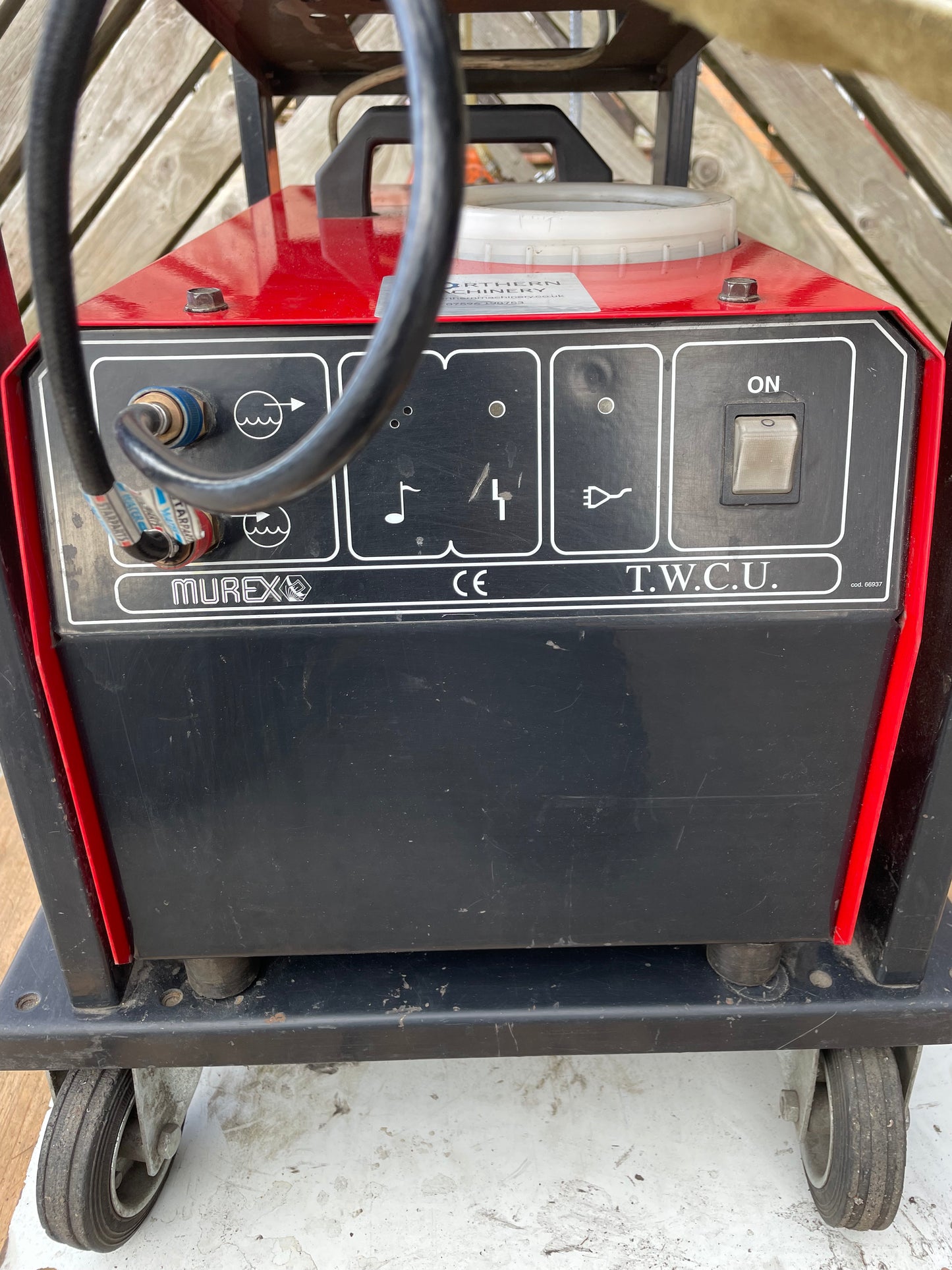 Murex Transtig 353i Tig welder Ac/Dc Water cooled Tig Torch