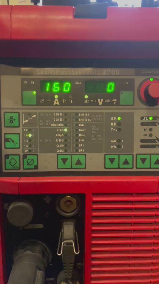 FRONIUS TRANS SYNERGIC 2700 PULSE MIG WELDER Tig & Stick Functions 415V- VIDEO !